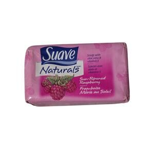 Vtg NOS Suave Naturals Bar Soap Sun-Ripened Raspberry New RARE Discontinued